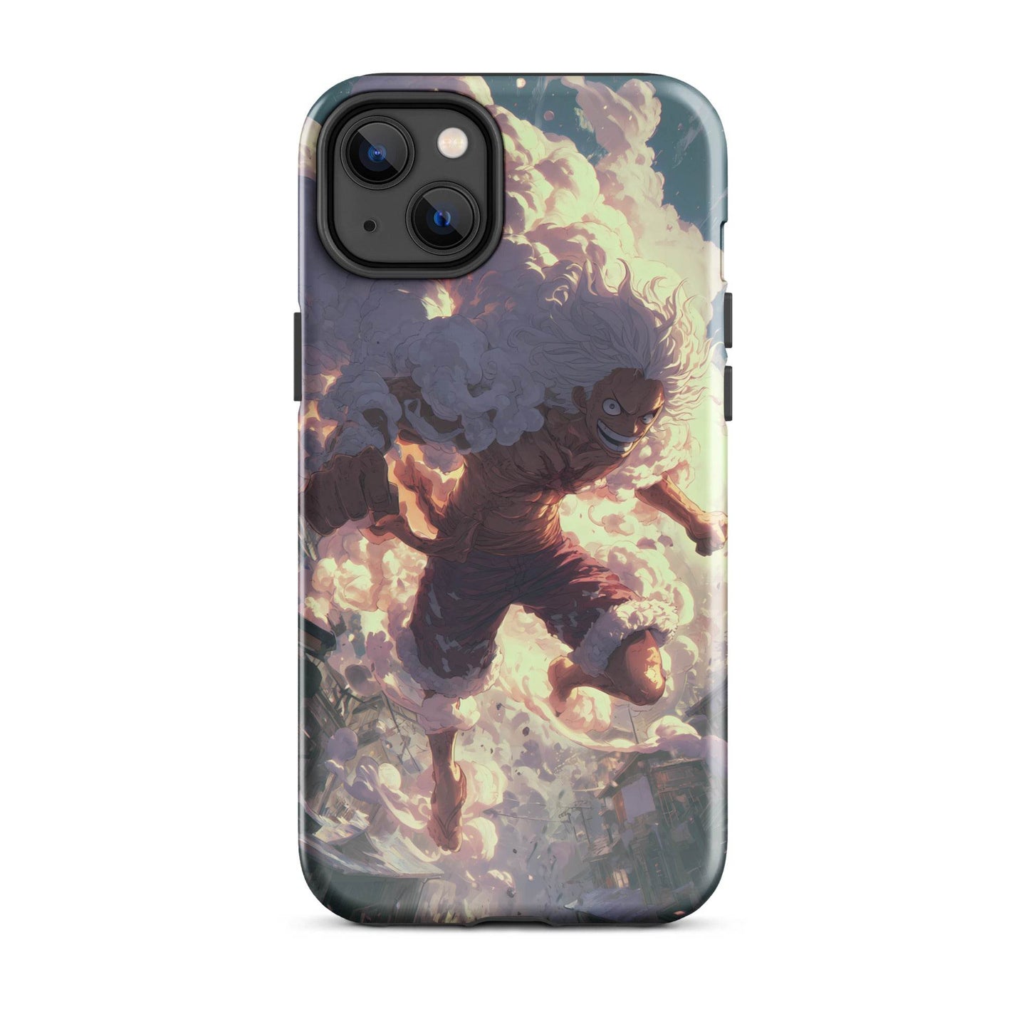 Monkey D Luffy Gear 5 Sun God Nika, One Piece Anime Tough Case for iPhone® - Chromavolt