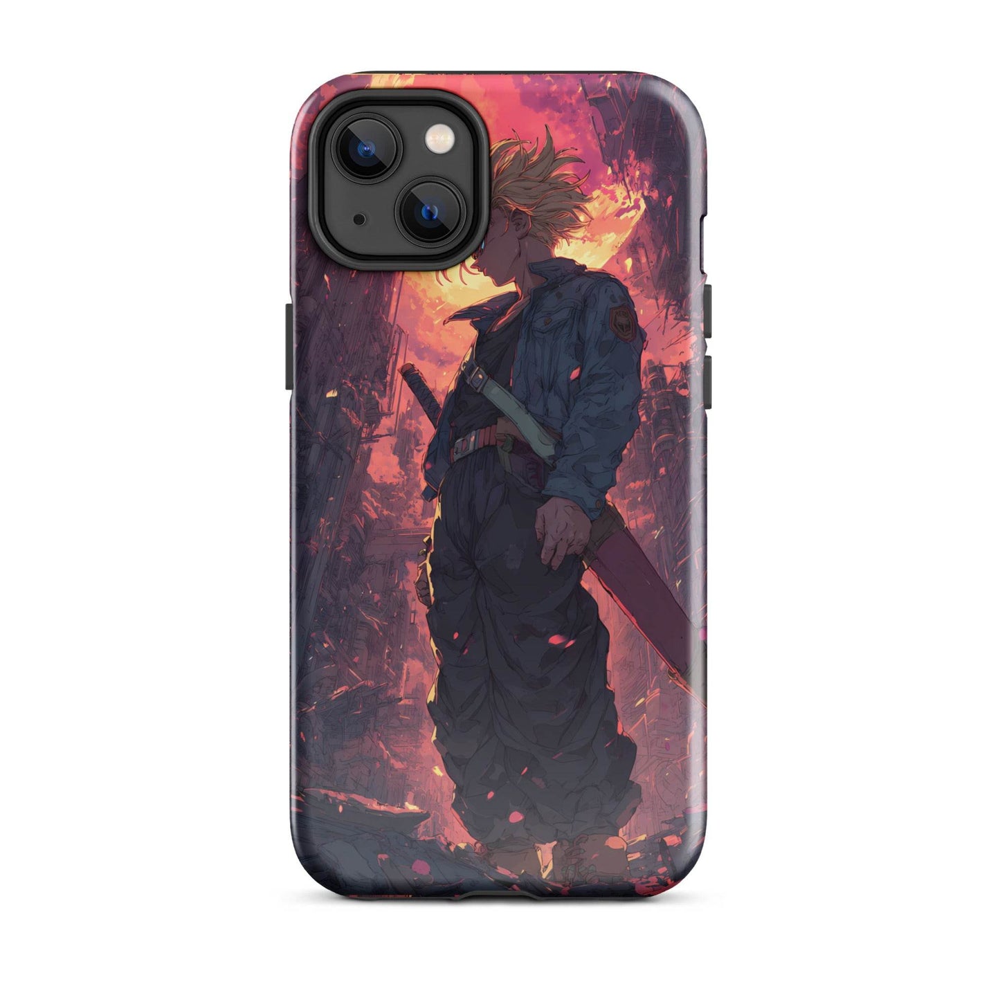 Super Saiyan Trunks Dragon Ball Z Tough Case for iPhone® - Chromavolt