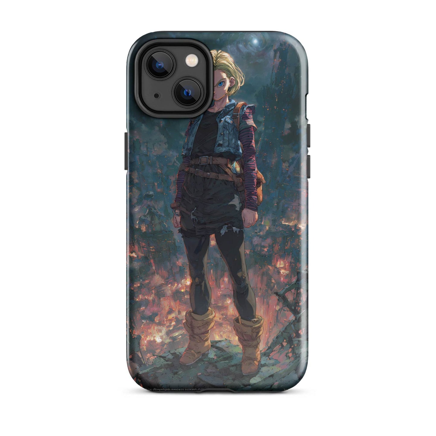Android 18 Dragon Ball Z Anime Tough Case for iPhone® - Chromavolt