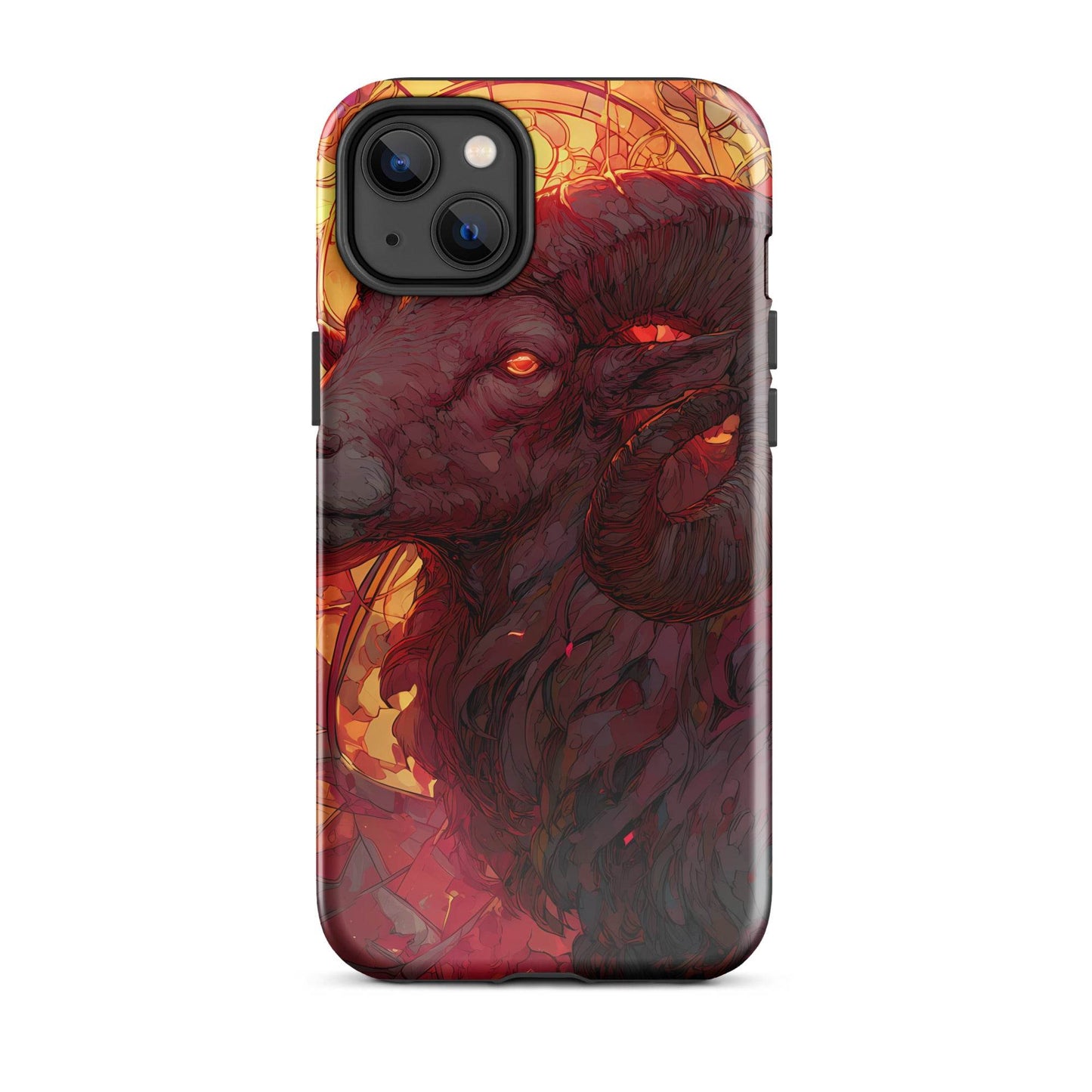 Aries Zodiac Sign Fan Art Tough Case for iPhone® - Chromavolt
