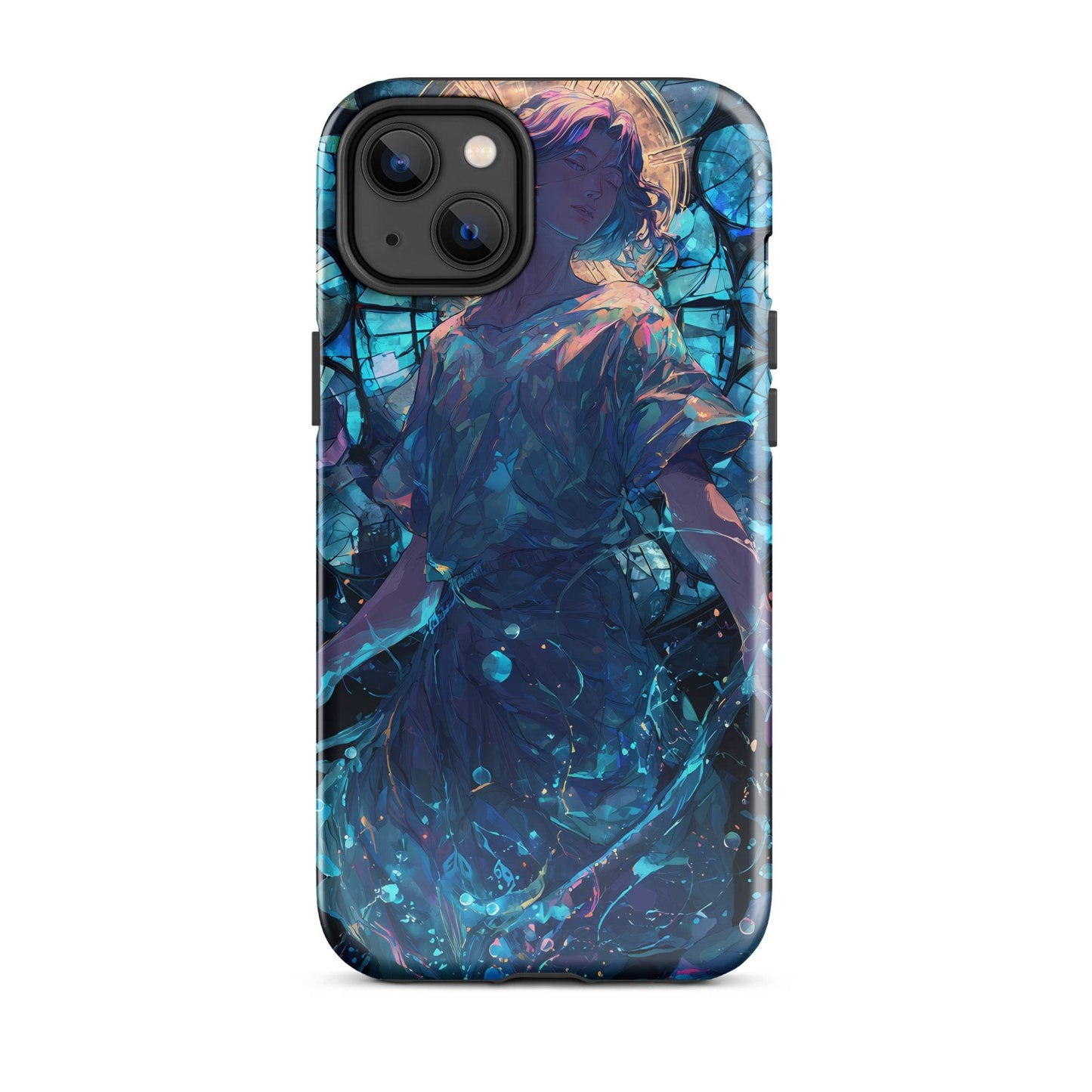 Aquarius Zodiac Sign Fan Art Tough Case for iPhone® - Chromavolt