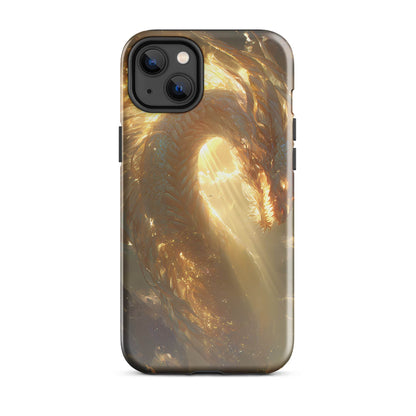 Light Dragon: The Celestial Flame Tough Case for iPhone® - Chromavolt