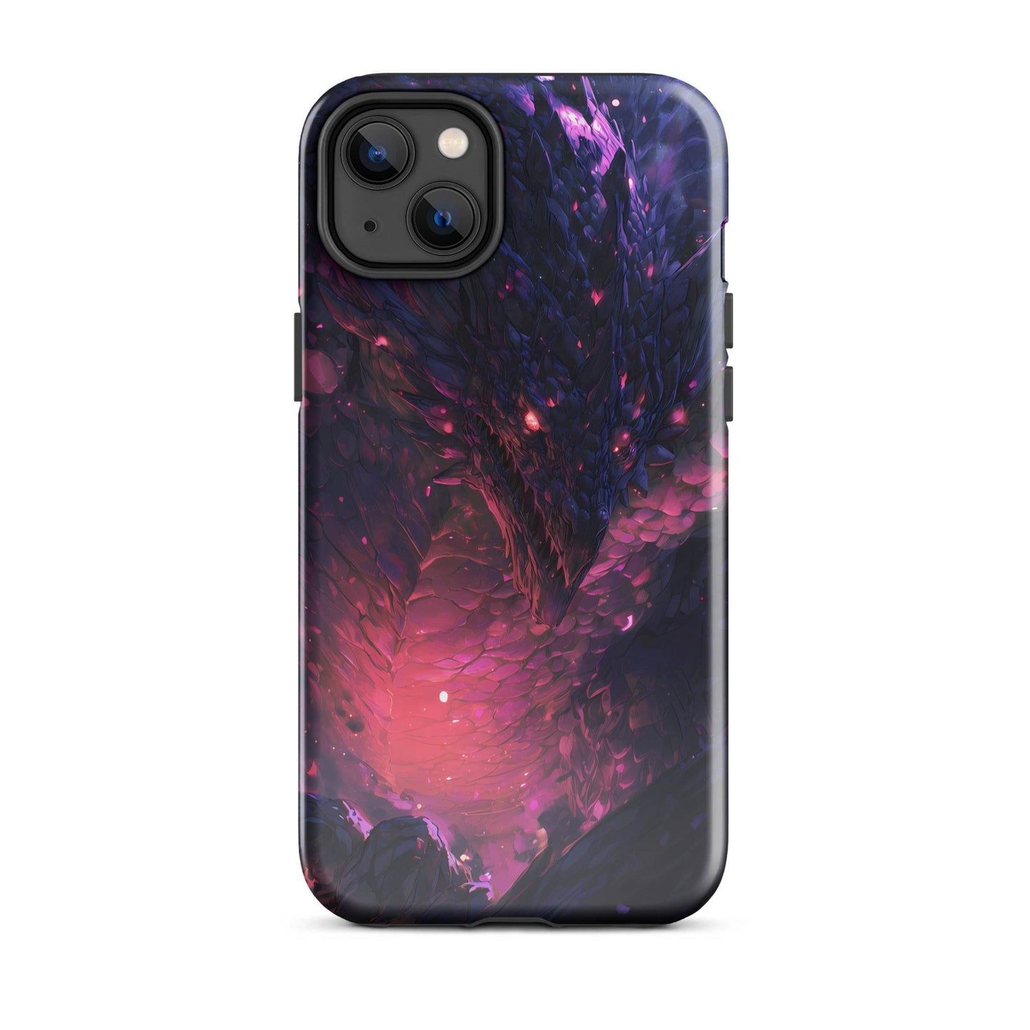 Darkness Dragon: The Void Warden Tough Case for iPhone® - Chromavolt
