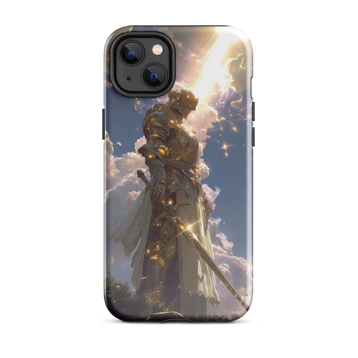 Light Elemental Knight, Original Anime Art Tough Case for iPhone® - Chromavolt