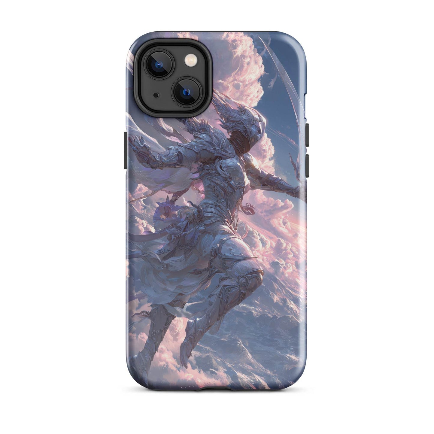 Wind Elemental Knight, Original Anime Art Tough Case for iPhone® - Chromavolt