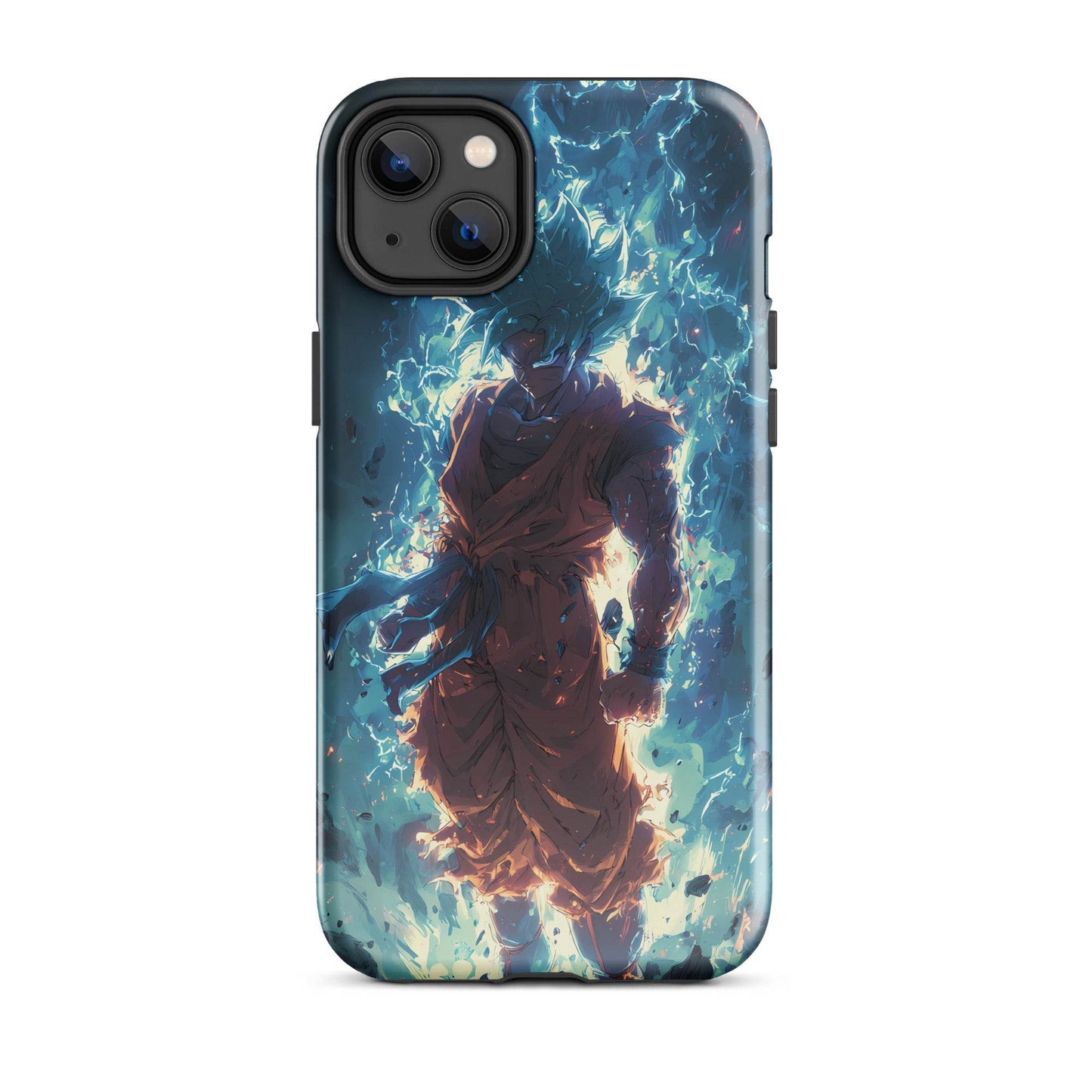 Super Saiyan Blue Goku, Dragon Ball Super Anime Fan Art Tough Case for iPhone® - Chromavolt
