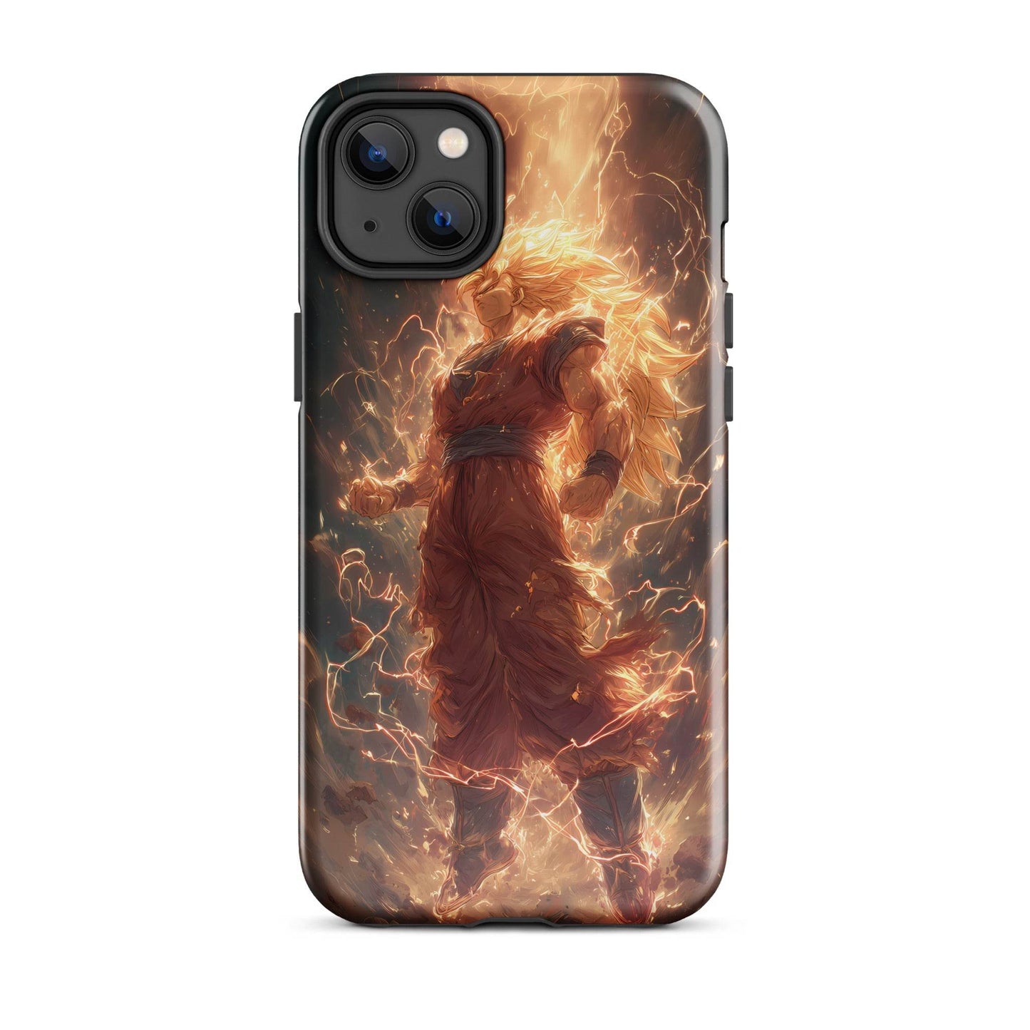 Super Saiyan 3 Goku, Dragon Ball Z Anime Fan Art Tough Case for iPhone® - Chromavolt