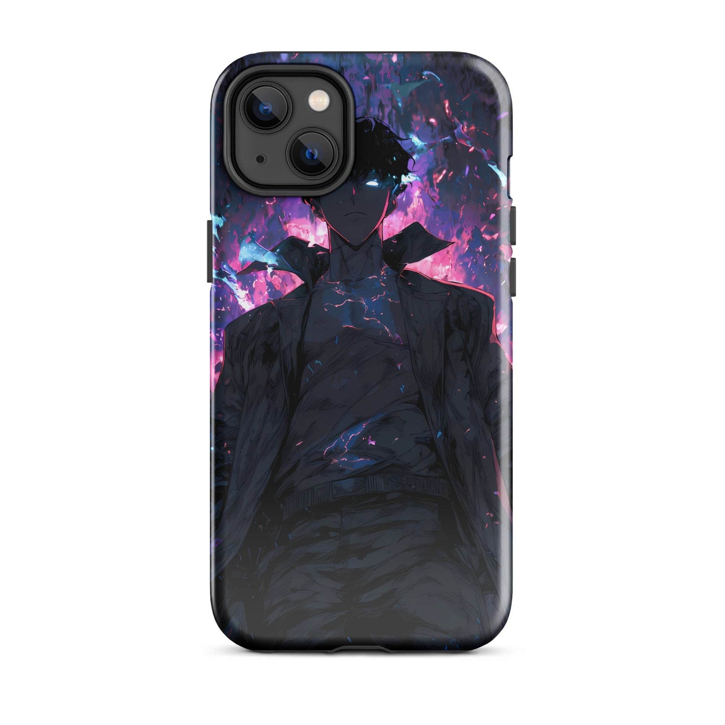 Solo Leveling Sung Jin Woo Anime Fan Art Tough Case for iPhone® - Chromavolt