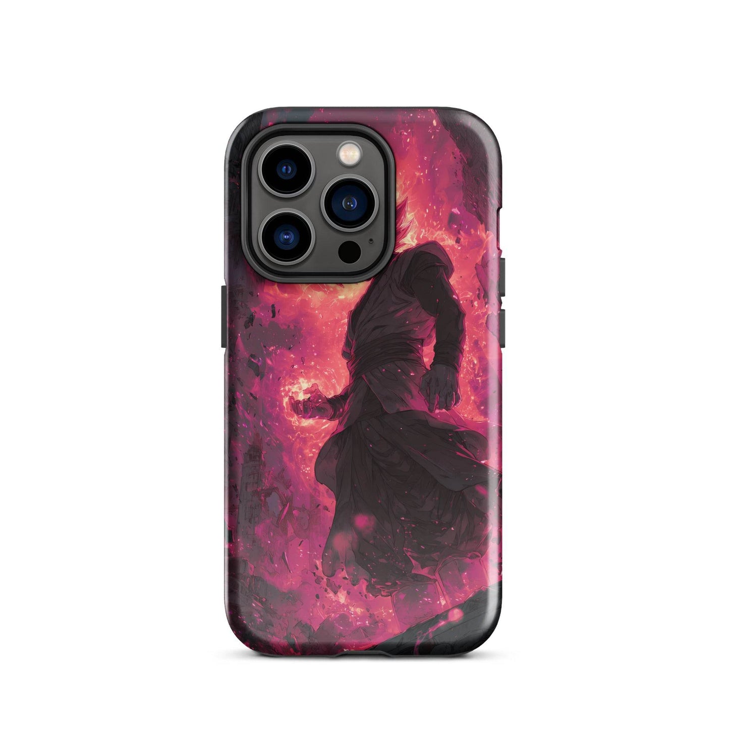 Zamasu Goku Black, Pink Rose Super Saiyan Dragon Ball Tough Case for iPhone® - Chromavolt