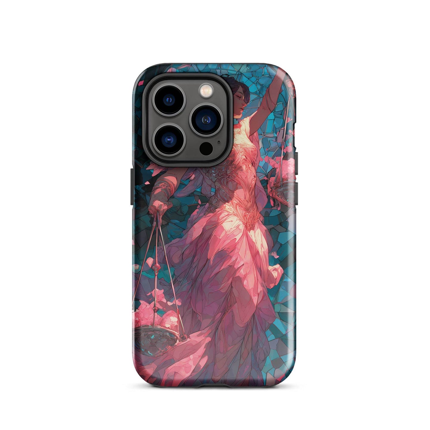 Libra Zodiac Sign Fan Art Tough Case for iPhone® - Chromavolt