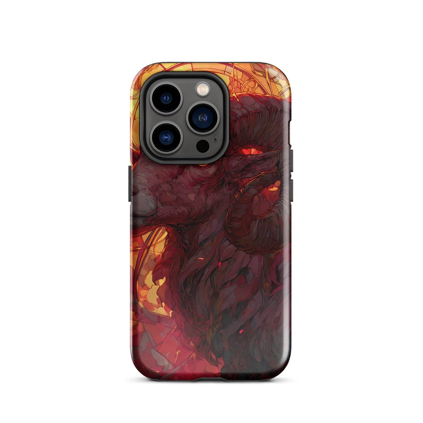Aries Zodiac Sign Fan Art Tough Case for iPhone® - Chromavolt