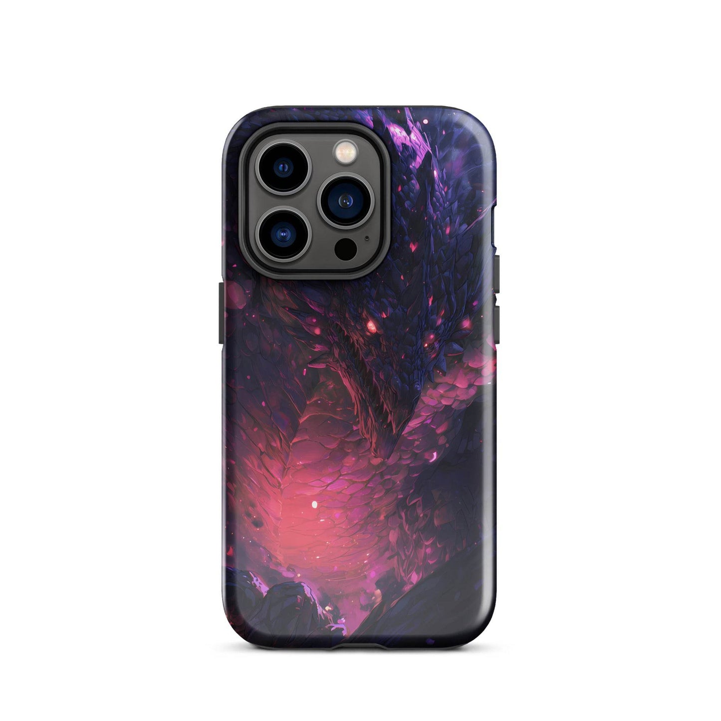 Darkness Dragon: The Void Warden Tough Case for iPhone® - Chromavolt
