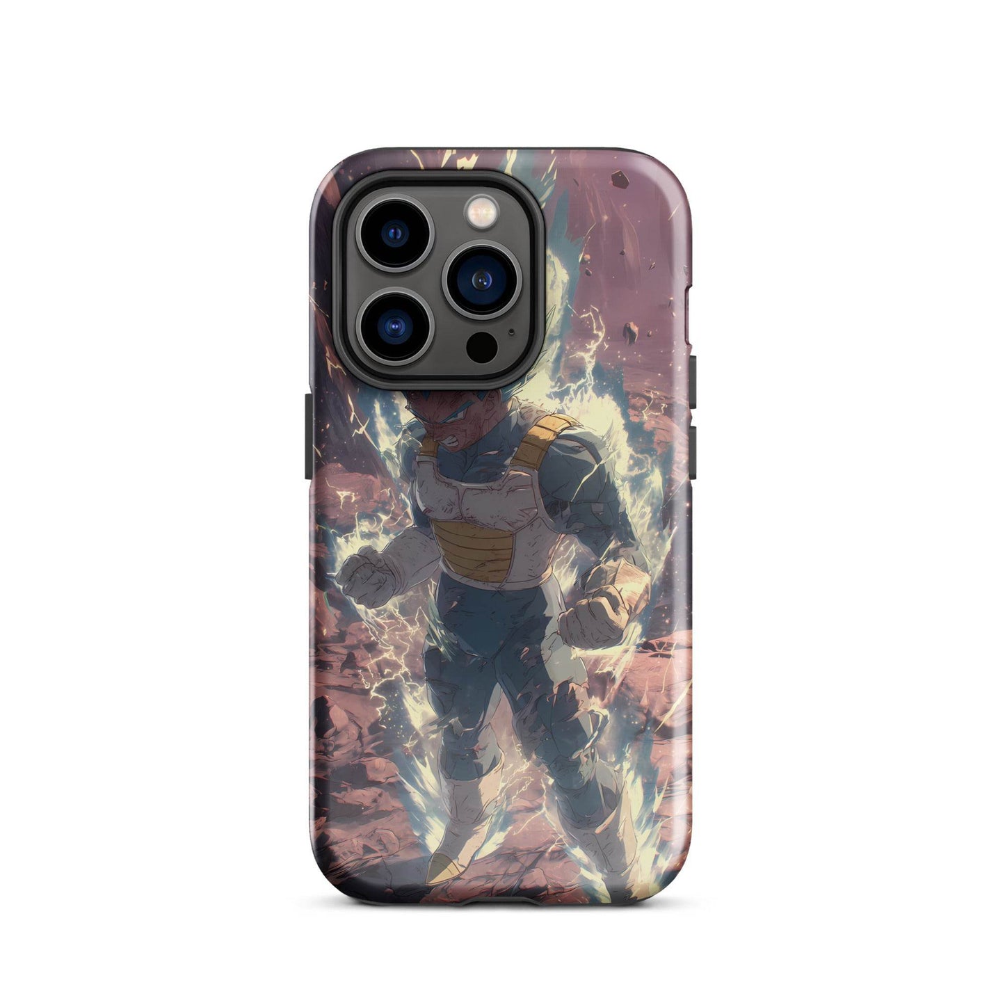 Super Saiyan Blue Vegeta, Dragon Ball Super Anime Fan Art Tough Case for iPhone® - Chromavolt