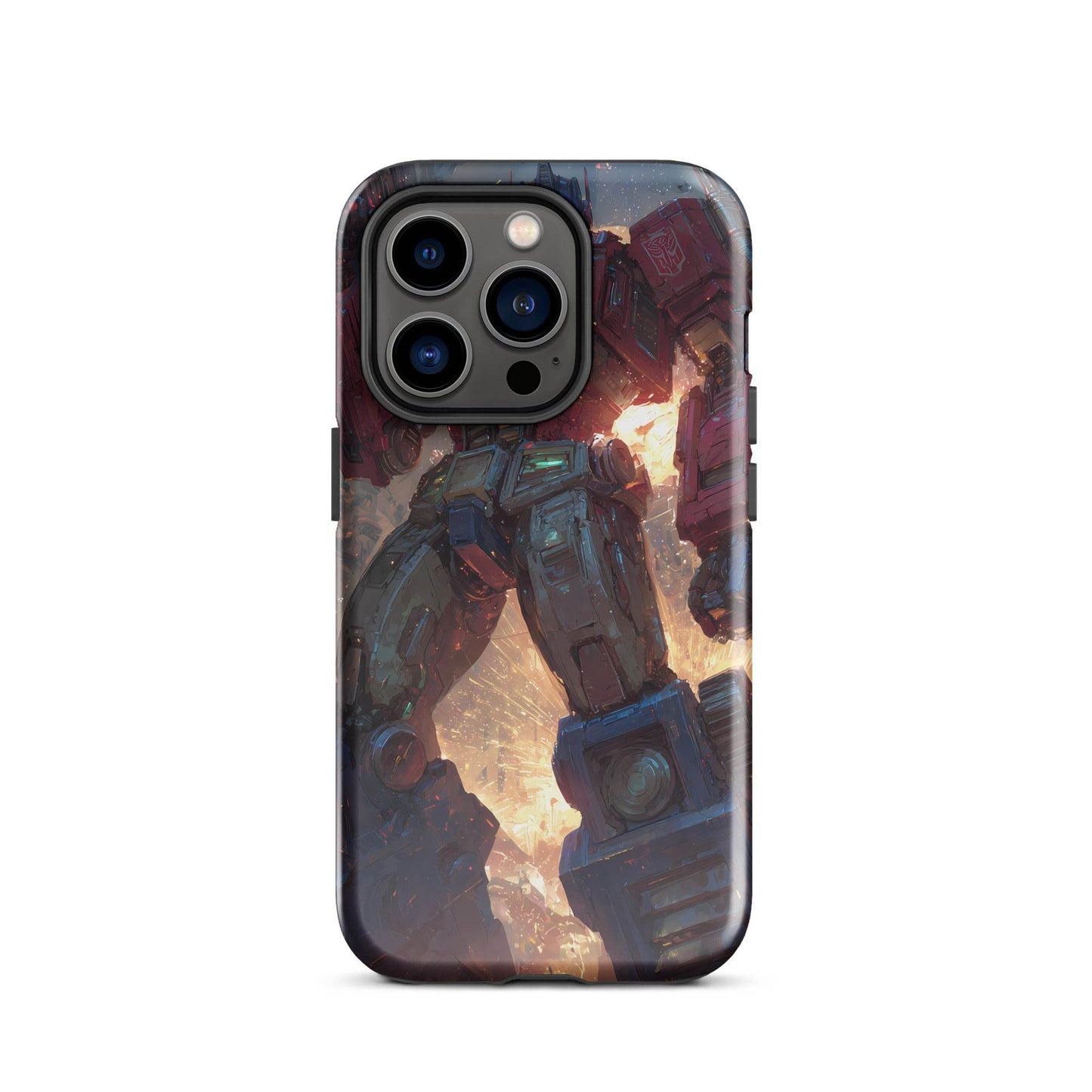 Optimus Prime Transformers Anime Fan Art Tough Case for iPhone® - Chromavolt