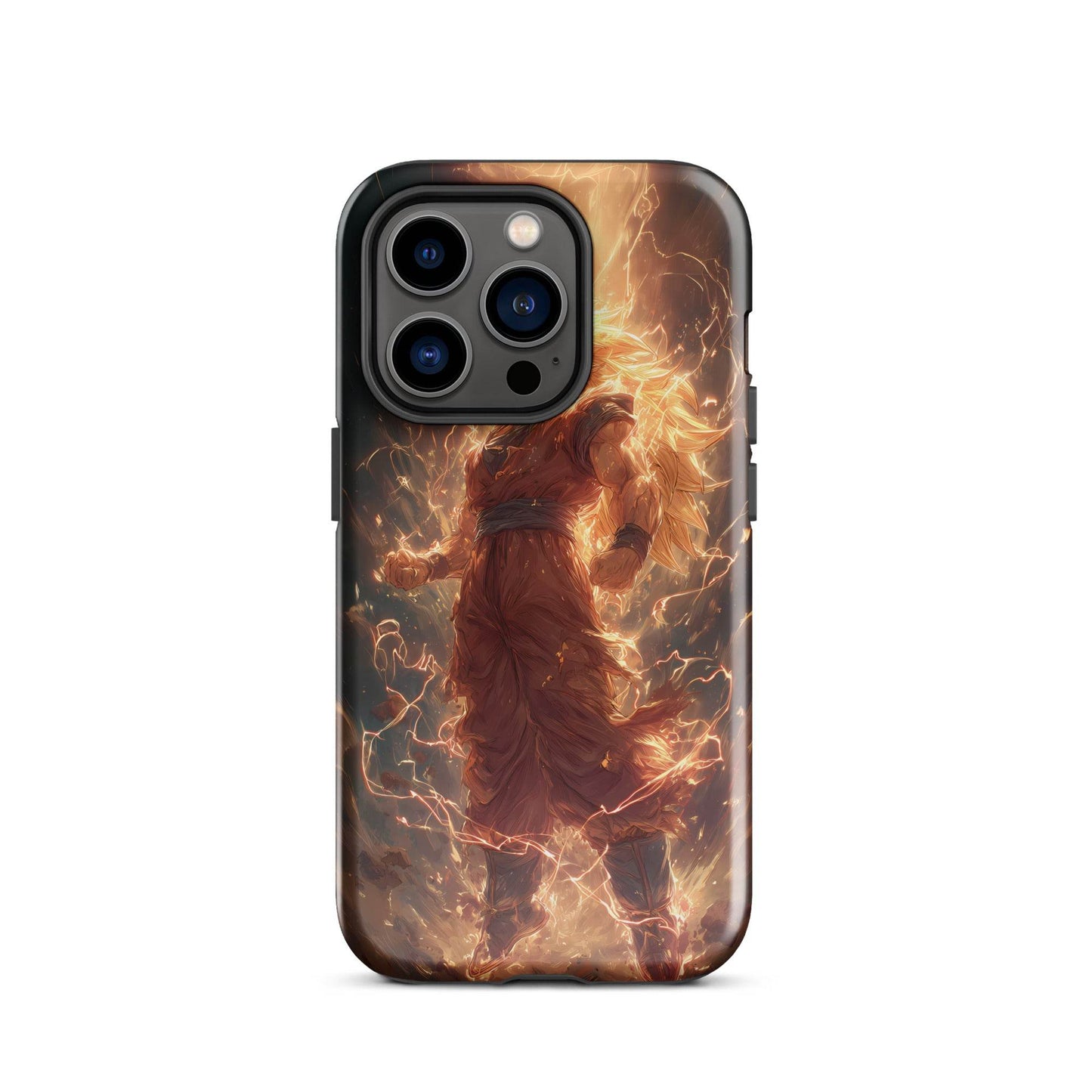 Super Saiyan 3 Goku, Dragon Ball Z Anime Fan Art Tough Case for iPhone® - Chromavolt