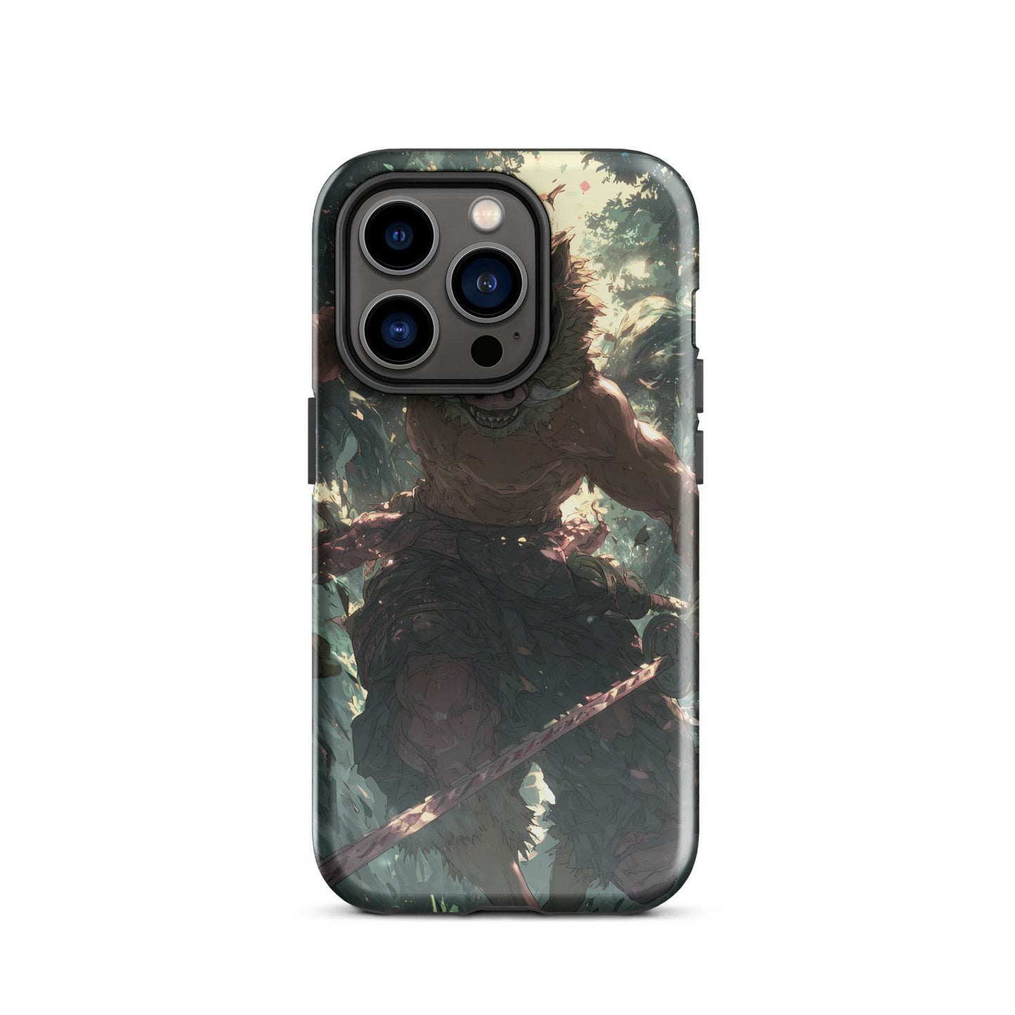 Inosuke Hashibira Demon Slayer Anime Fan Art Tough Case for iPhone® - Chromavolt