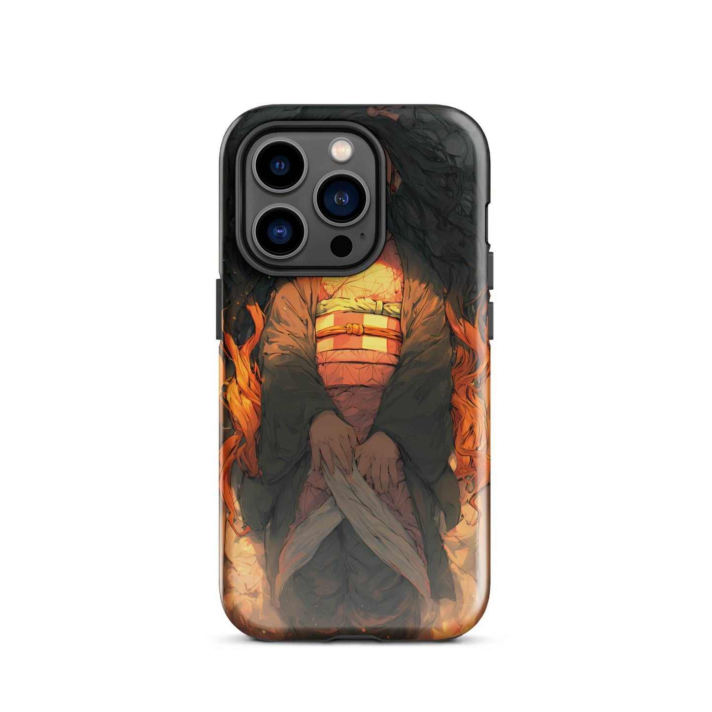 Sleeping Nezuko, Demon Slayer Anime Tough Case for iPhone® - Chromavolt