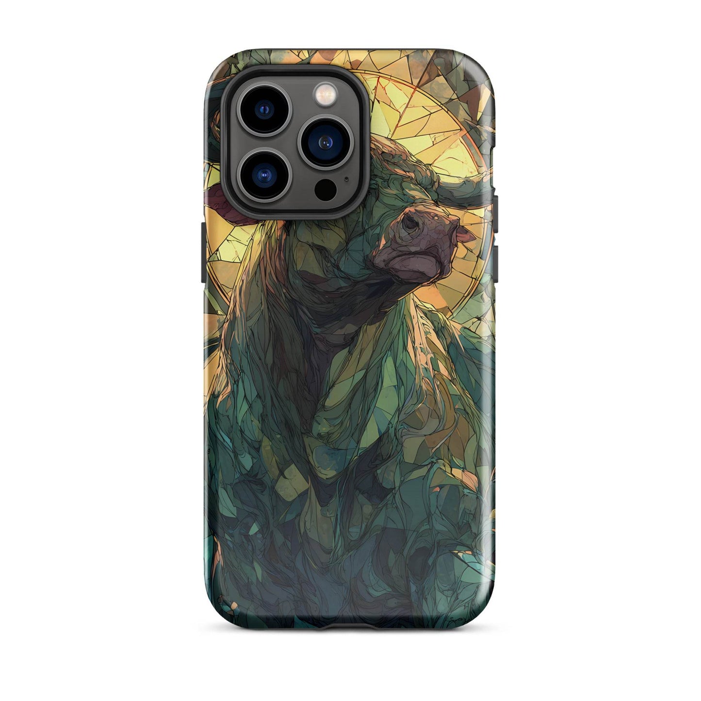 Taurus Zodiac Sign Fan Art Tough Case for iPhone® - Chromavolt