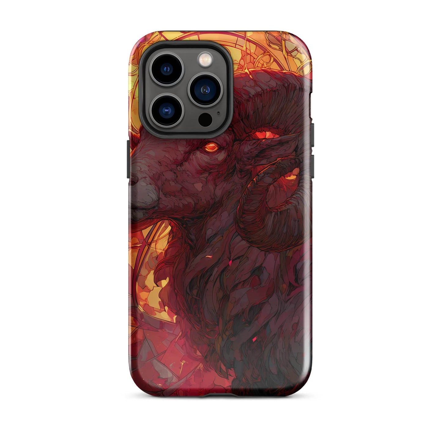 Aries Zodiac Sign Fan Art Tough Case for iPhone® - Chromavolt