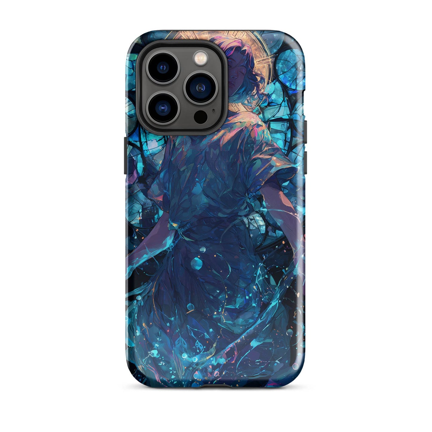 Aquarius Zodiac Sign Fan Art Tough Case for iPhone® - Chromavolt