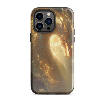 Light Dragon: The Celestial Flame Tough Case for iPhone® - Chromavolt
