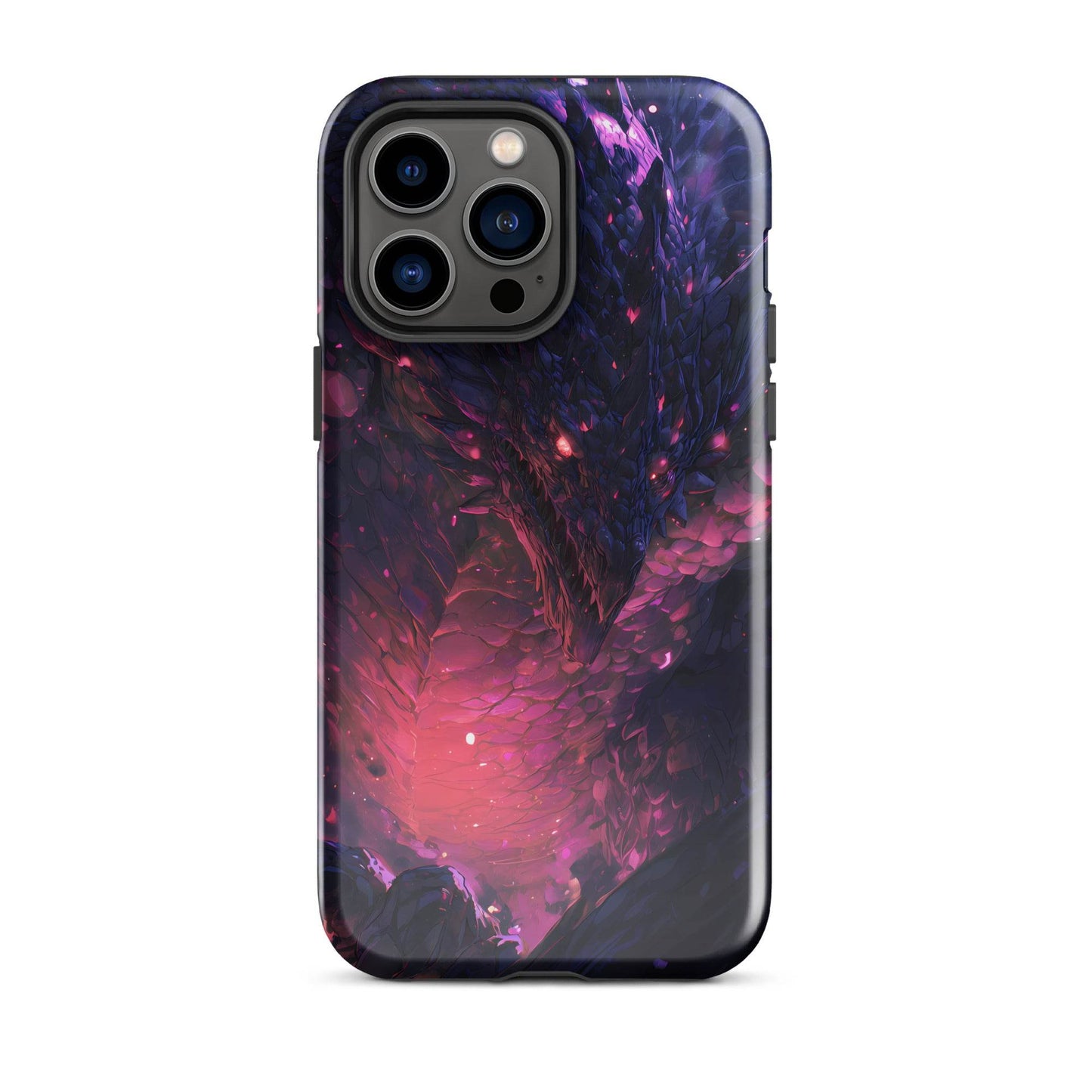 Darkness Dragon: The Void Warden Tough Case for iPhone® - Chromavolt