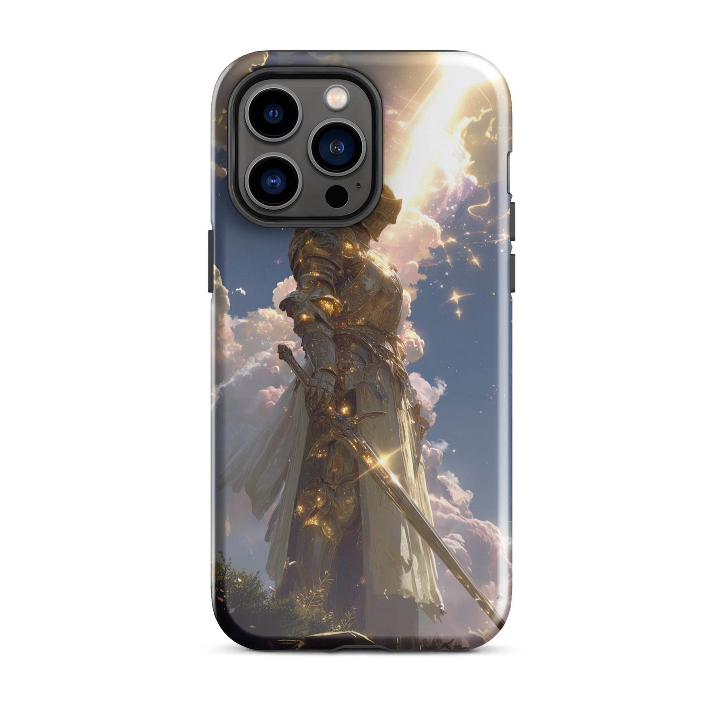Light Elemental Knight, Original Anime Art Tough Case for iPhone® - Chromavolt