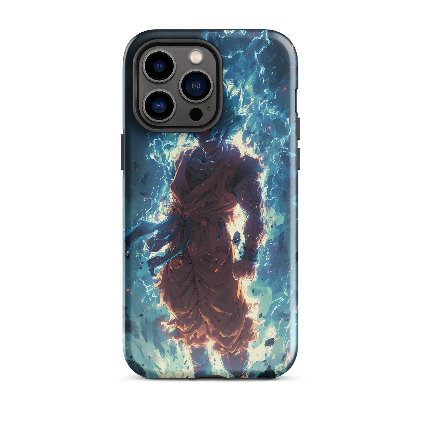 Super Saiyan Blue Goku, Dragon Ball Super Anime Fan Art Tough Case for iPhone® - Chromavolt