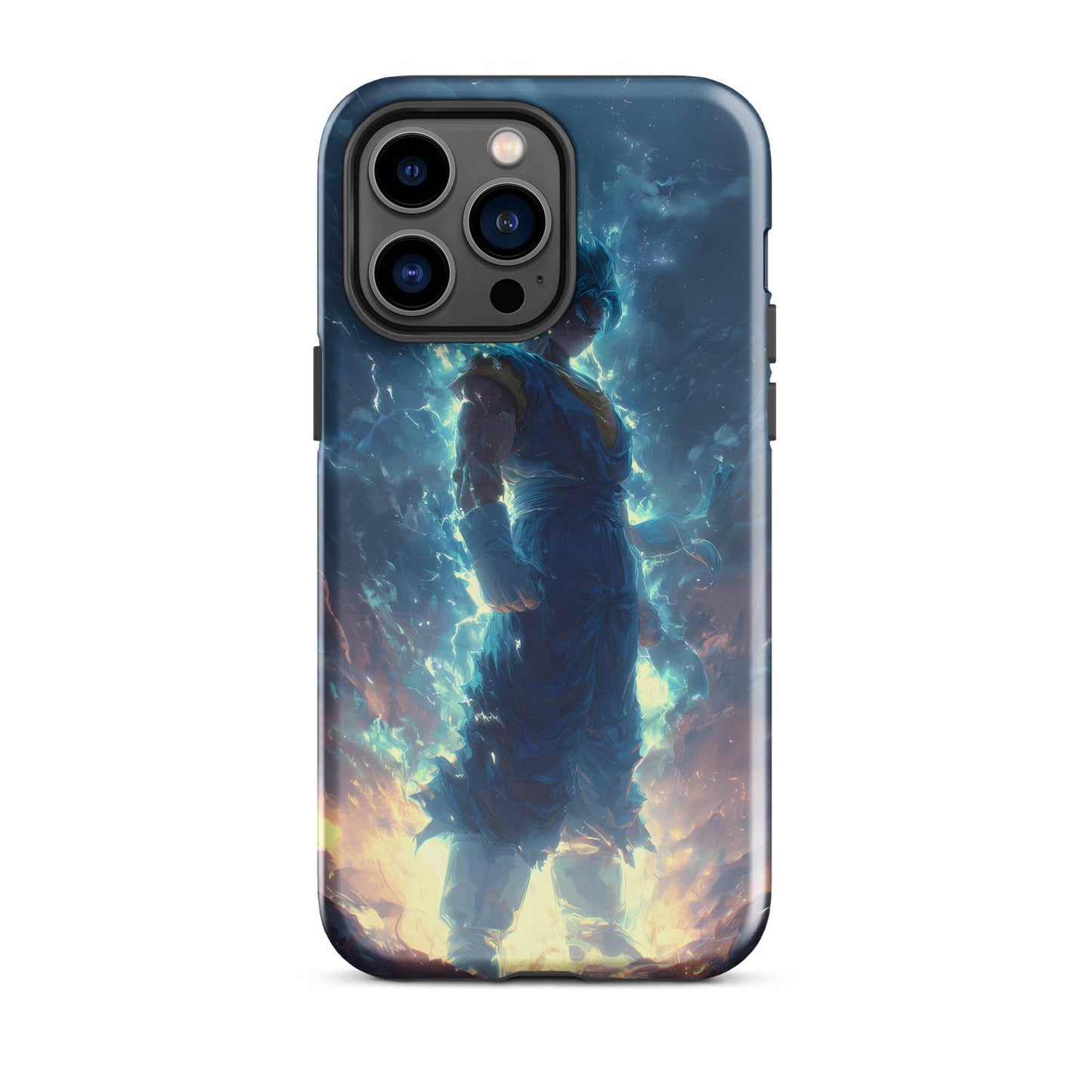 Super Saiyan Blue Vegito, Dragon Ball Super Anime Fan Art Tough Case for iPhone® - Chromavolt
