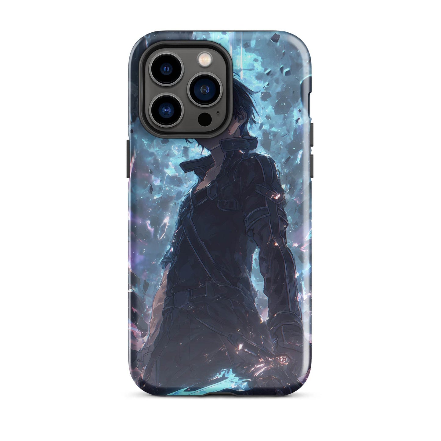Kirito Kirigaya Sword Art Online Anime Fan Art Tough Case for iPhone® - Chromavolt