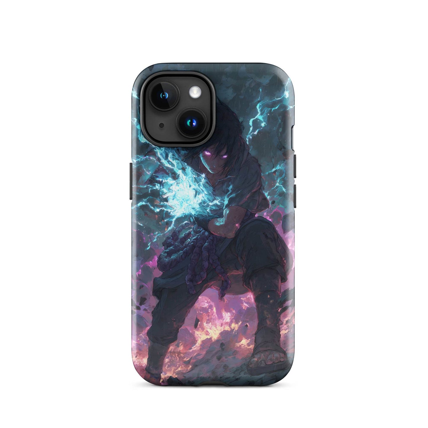 Sasuke Uchiha Chidori, Naruto Shippuden Tough Case for iPhone® - Chromavolt