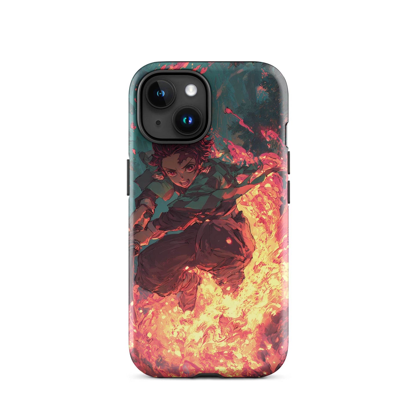Tanjiro Kamado Hinokami Kagura, Demon Slayer Anime Tough Case for iPhone® - Chromavolt