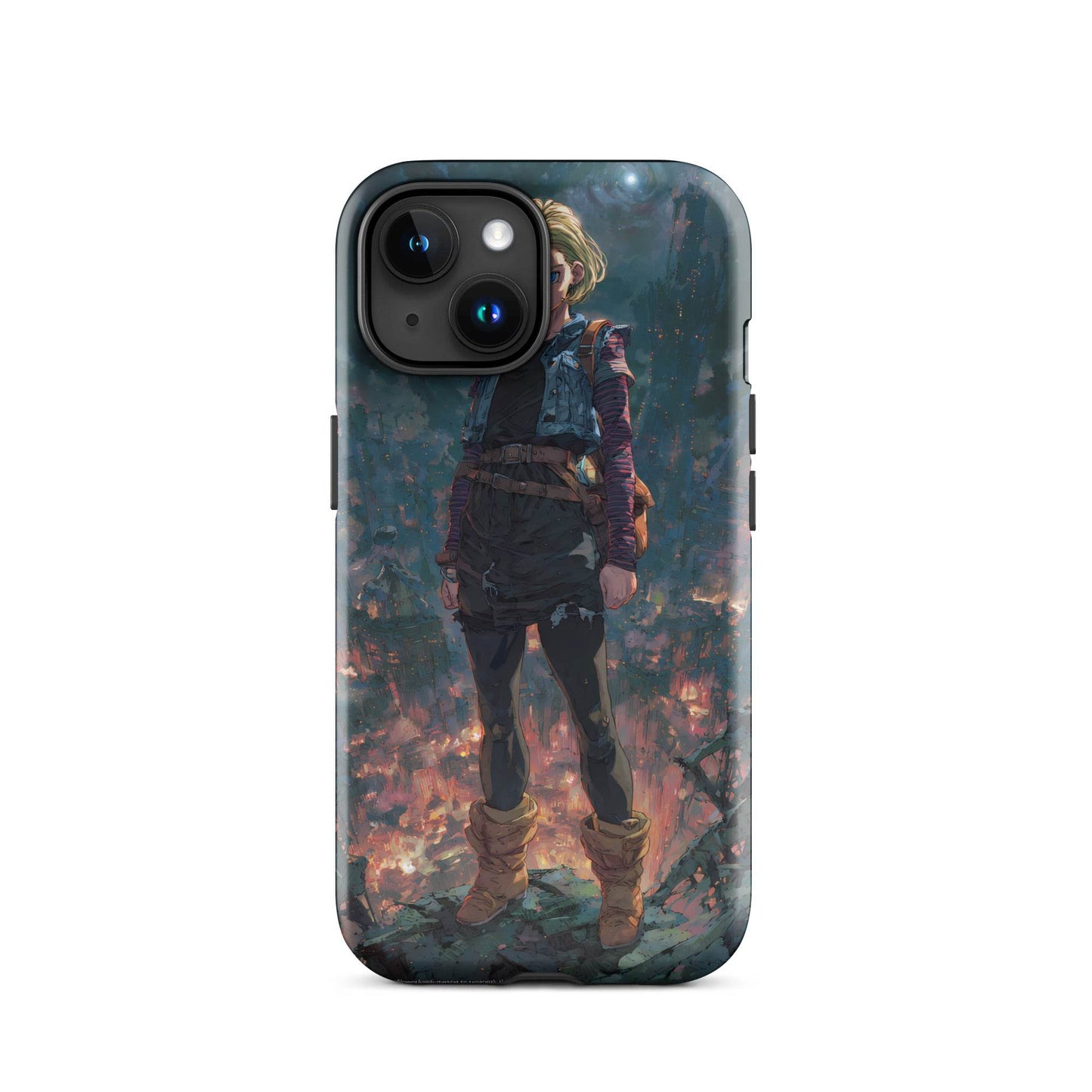 Android 18 Dragon Ball Z Anime Tough Case for iPhone® - Chromavolt