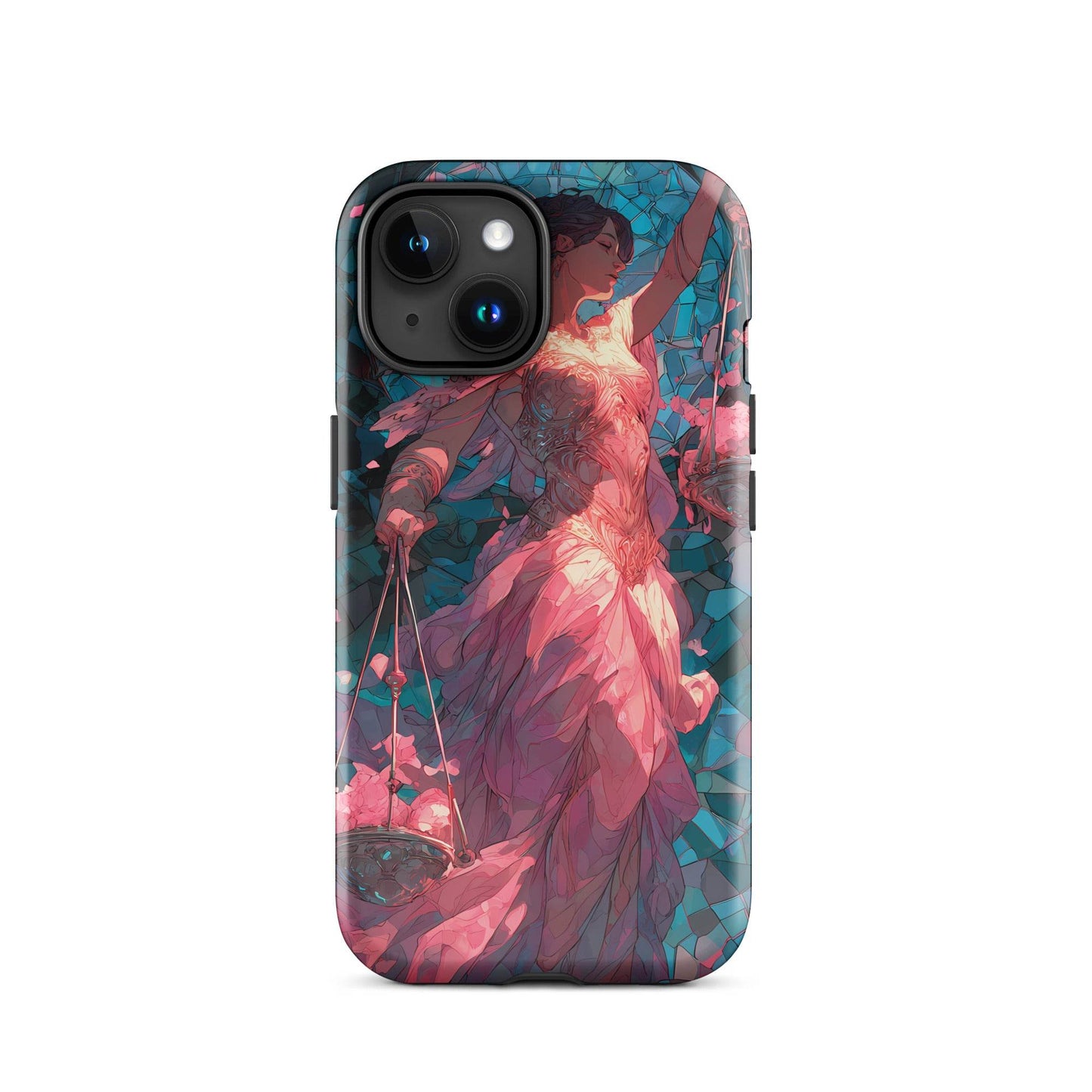 Libra Zodiac Sign Fan Art Tough Case for iPhone® - Chromavolt