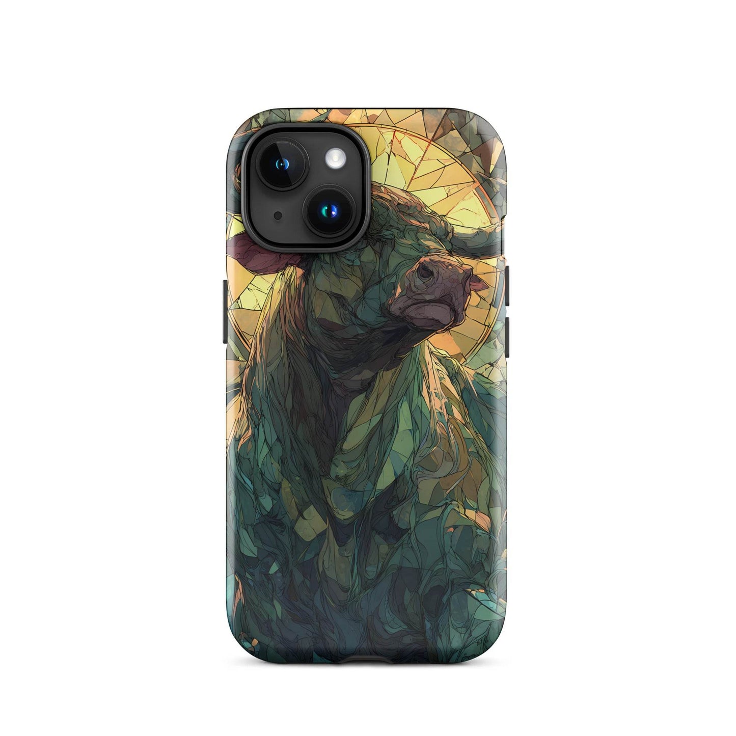 Taurus Zodiac Sign Fan Art Tough Case for iPhone® - Chromavolt