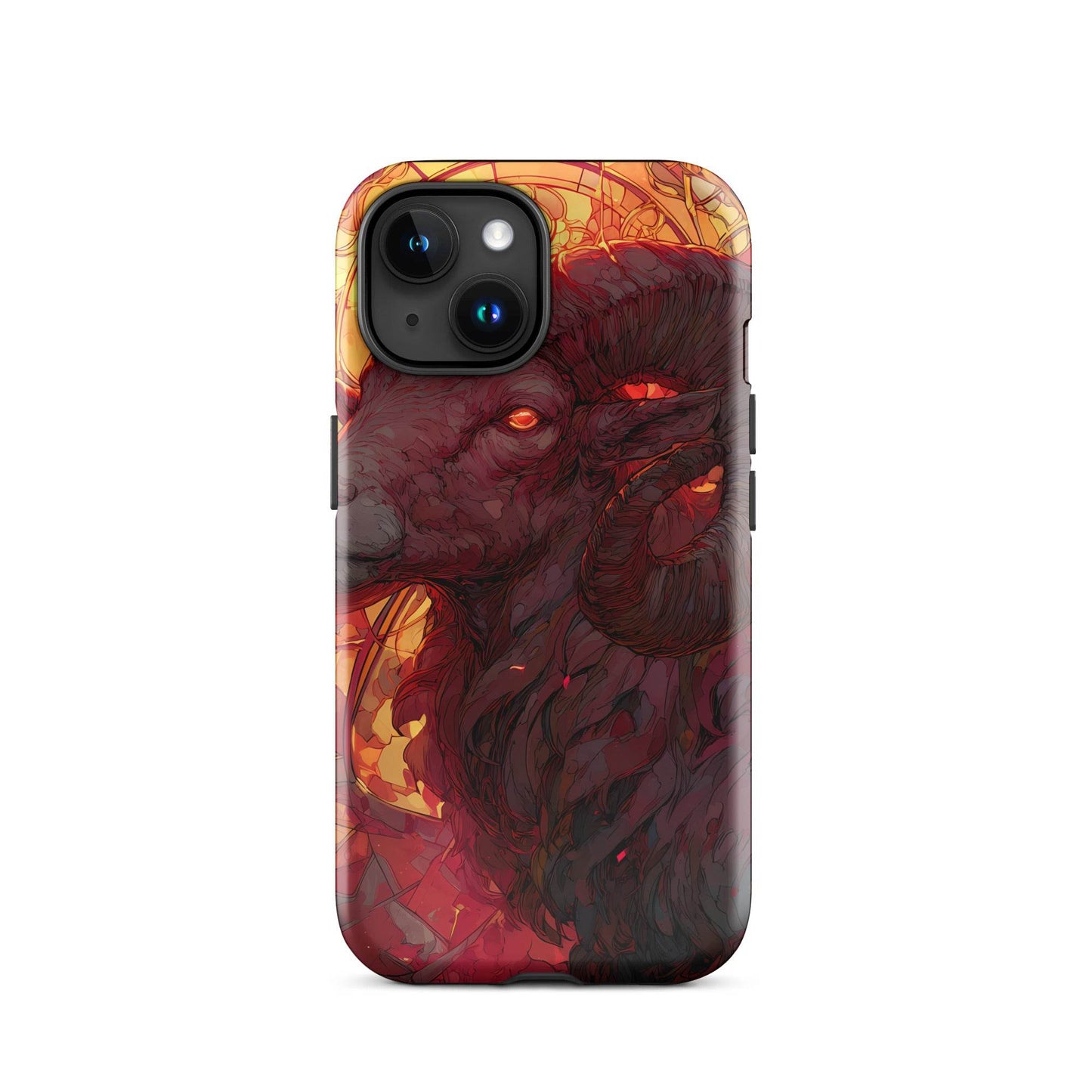 Aries Zodiac Sign Fan Art Tough Case for iPhone® - Chromavolt