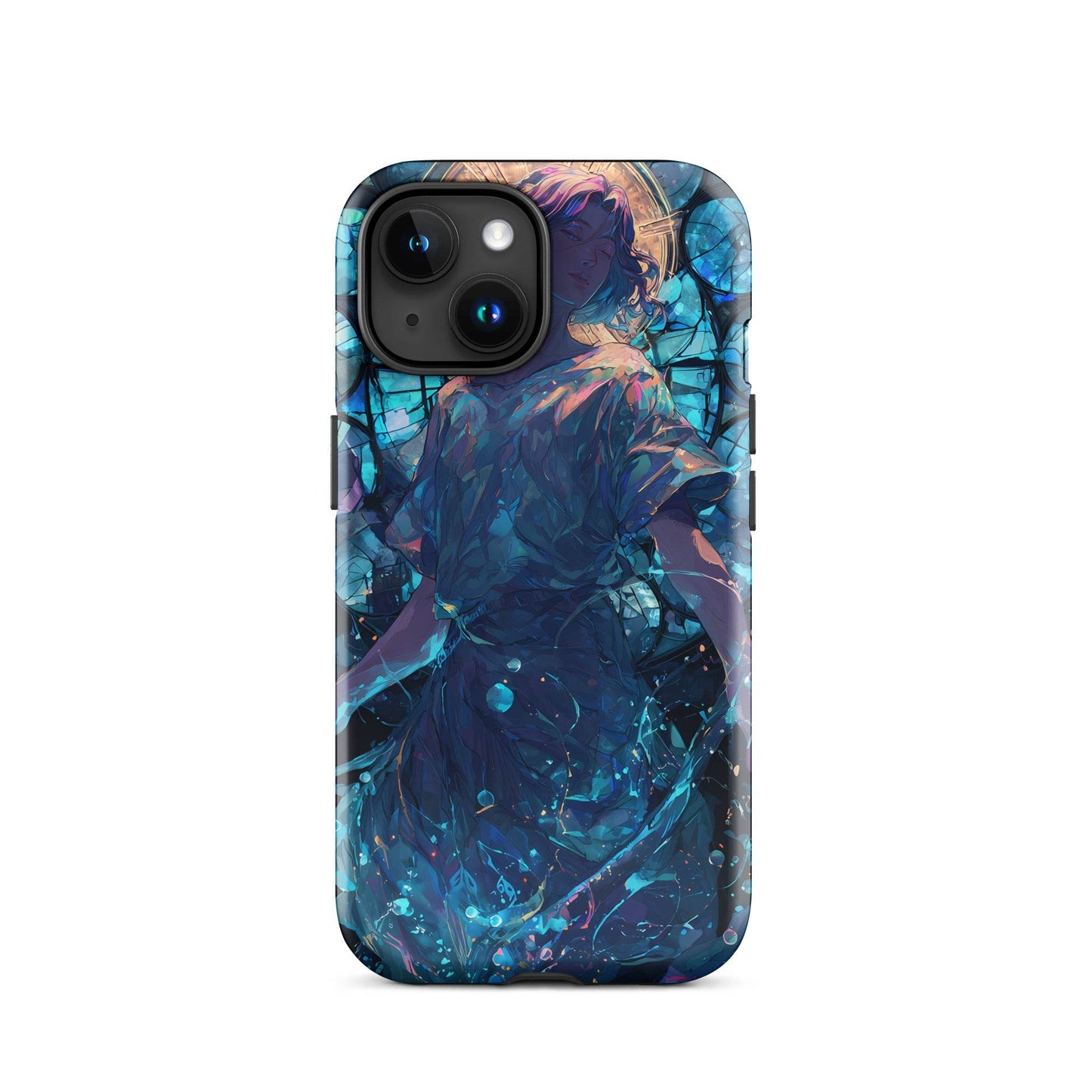 Aquarius Zodiac Sign Fan Art Tough Case for iPhone® - Chromavolt