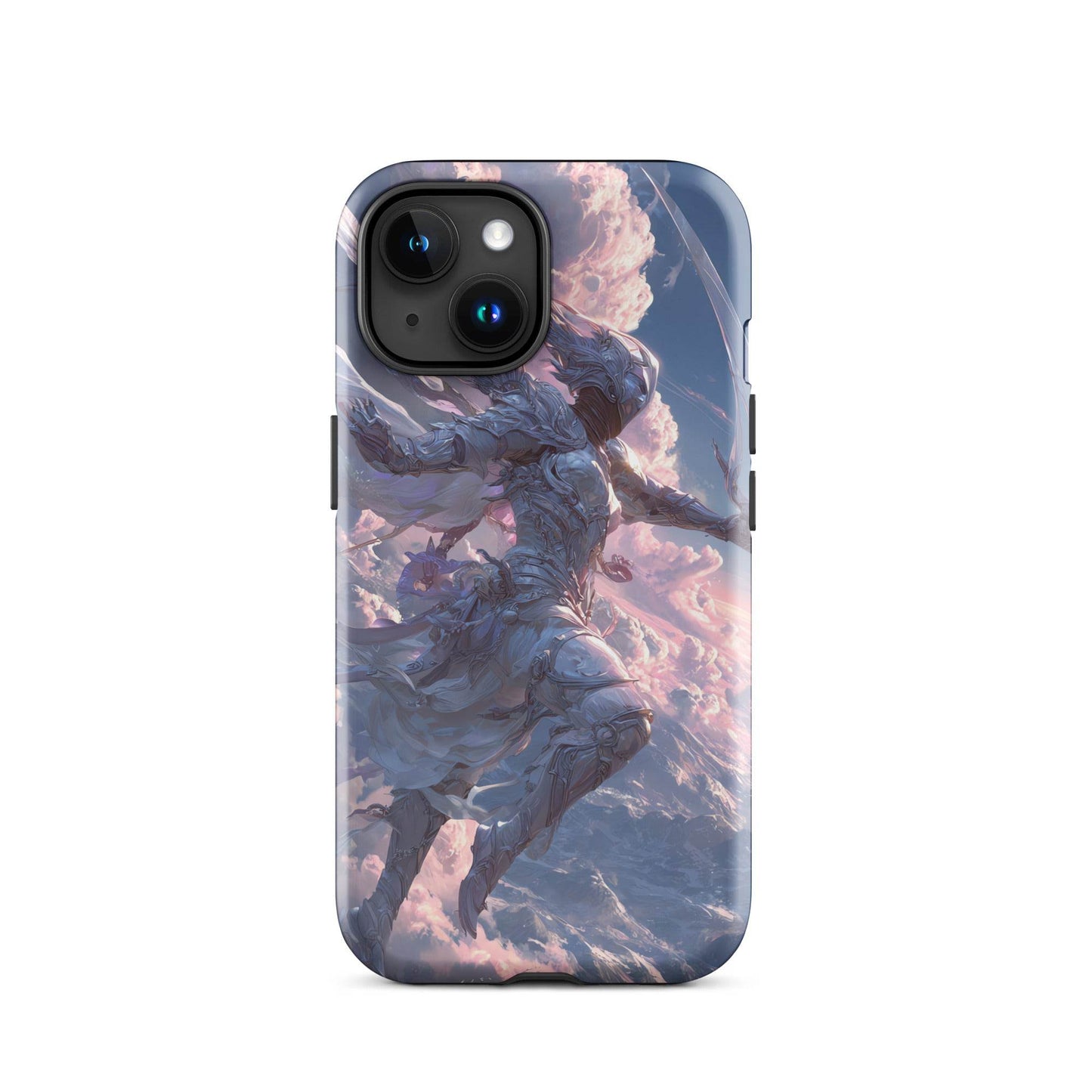 Wind Elemental Knight, Original Anime Art Tough Case for iPhone® - Chromavolt