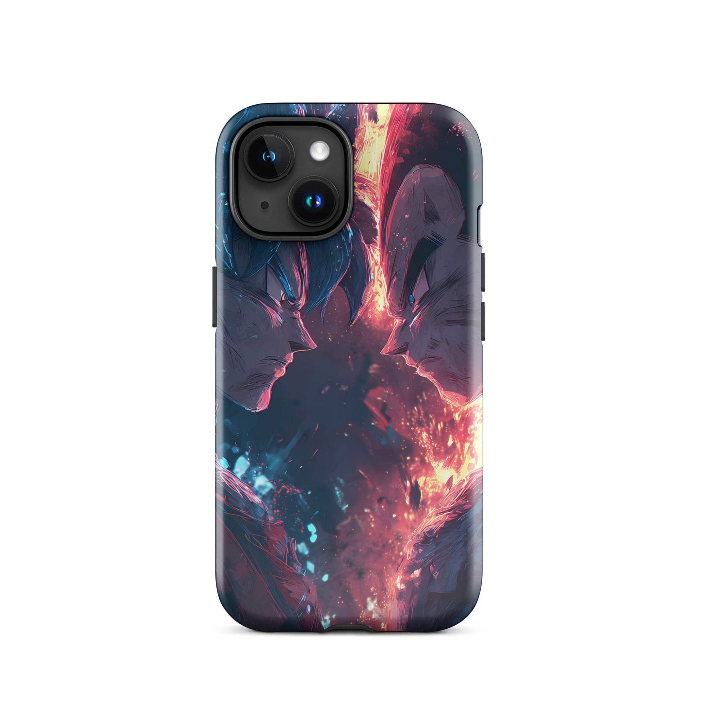 Goku Vs Vegeta, Dragon Ball Z Anime Fan Art Tough Case for iPhone® - Chromavolt