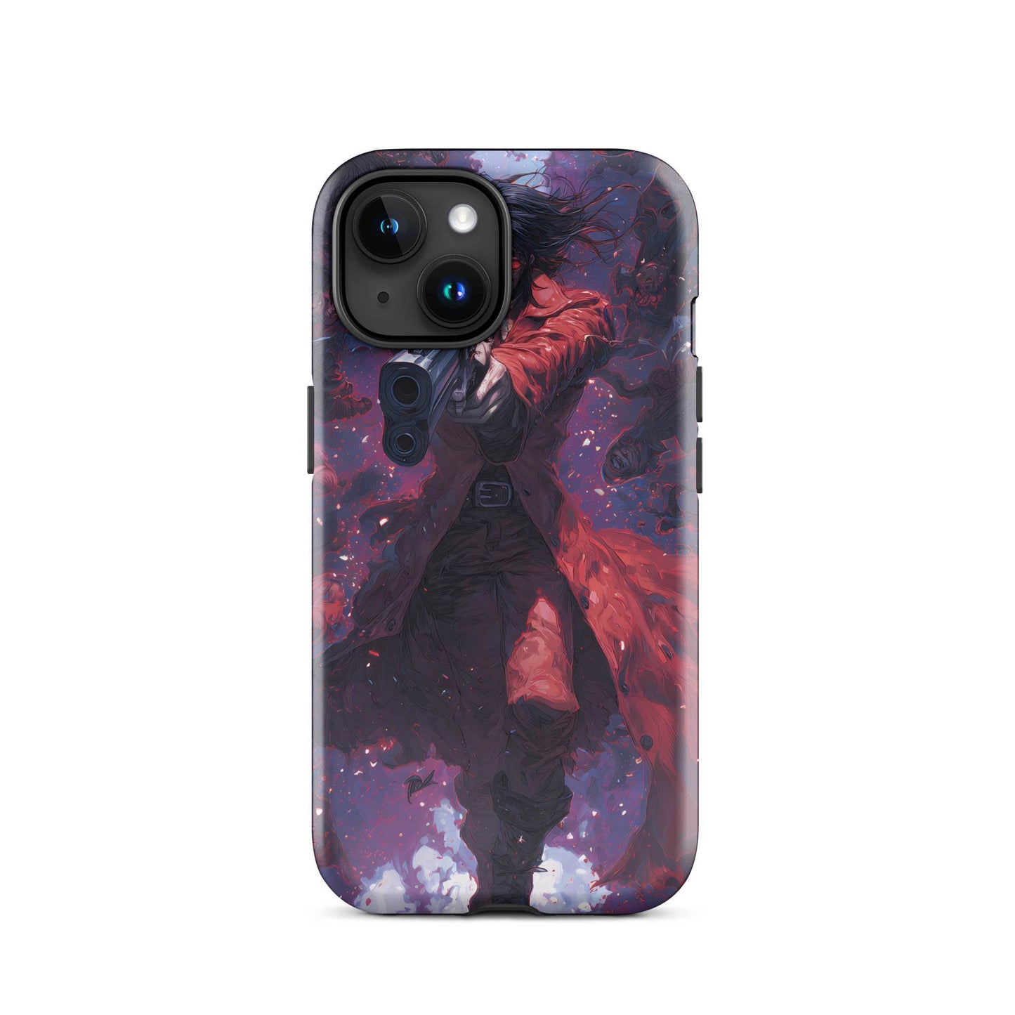 Alucard Hellsing Anime Fan Art Tough Case for iPhone® - Chromavolt