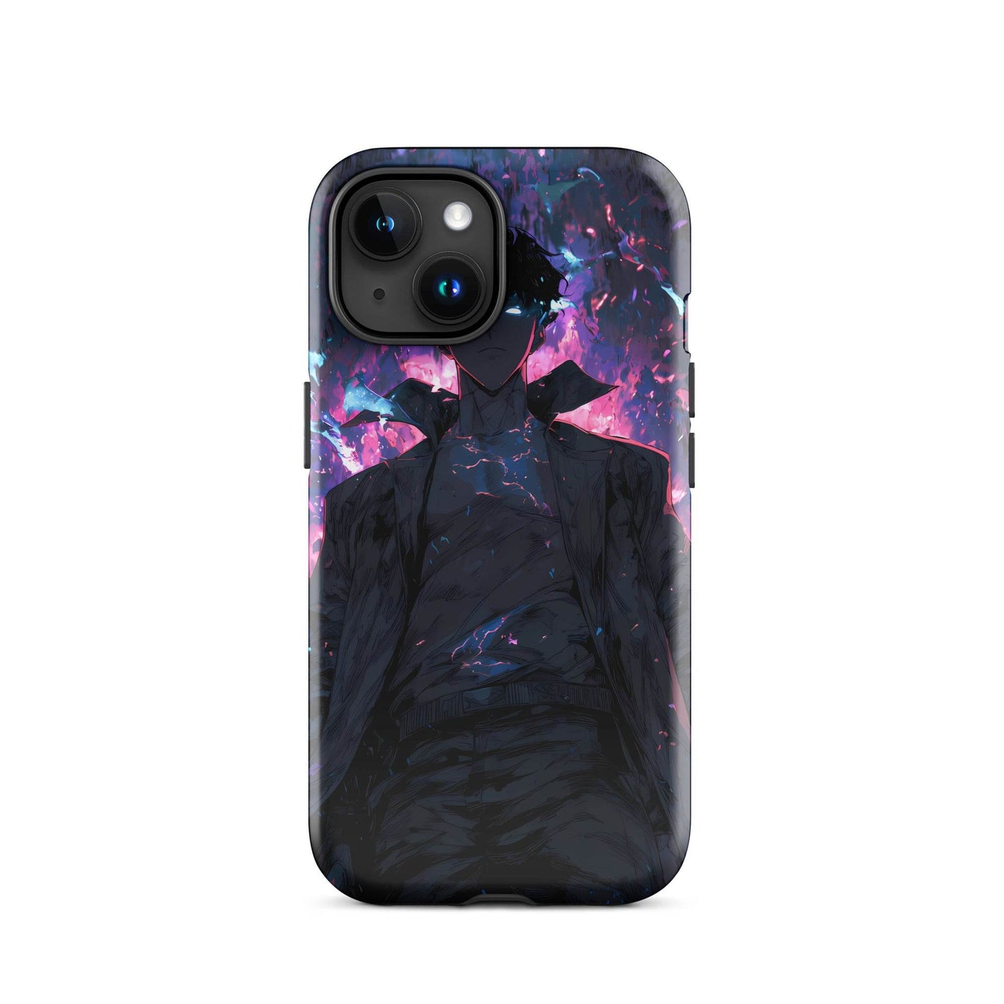 Solo Leveling Sung Jin Woo Anime Fan Art Tough Case for iPhone® - Chromavolt