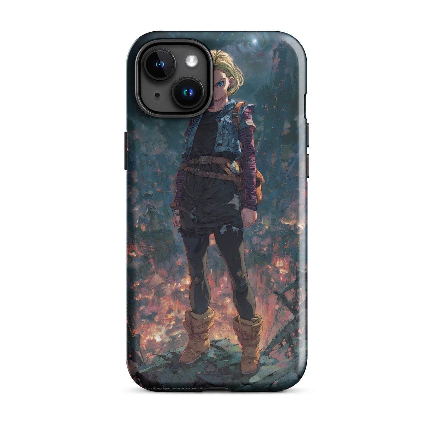 Android 18 Dragon Ball Z Anime Tough Case for iPhone® - Chromavolt