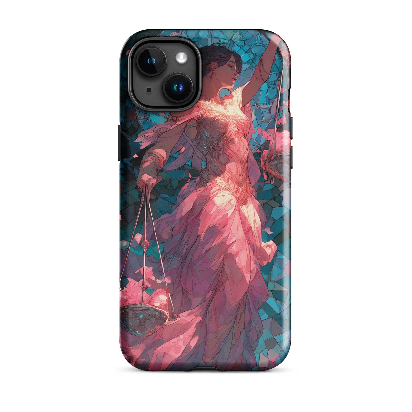Libra Zodiac Sign Fan Art Tough Case for iPhone® - Chromavolt