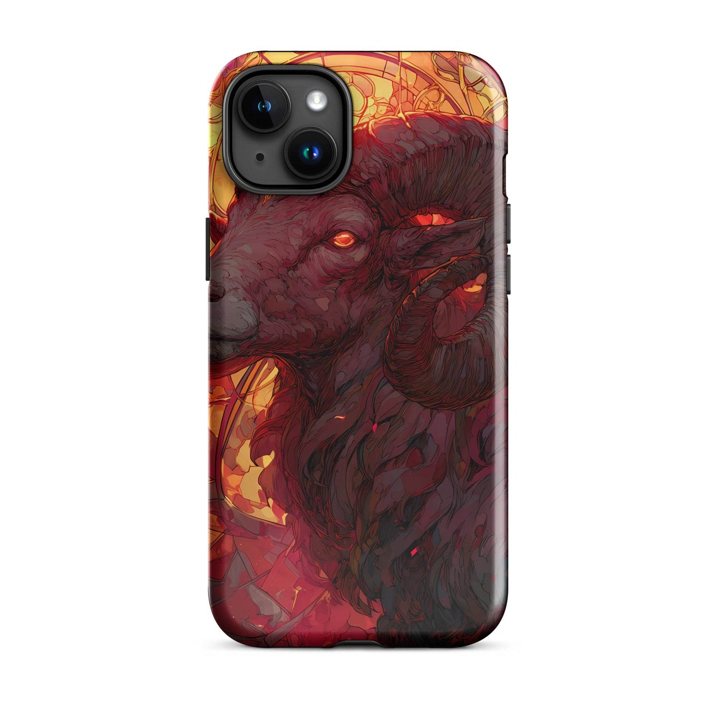 Aries Zodiac Sign Fan Art Tough Case for iPhone® - Chromavolt