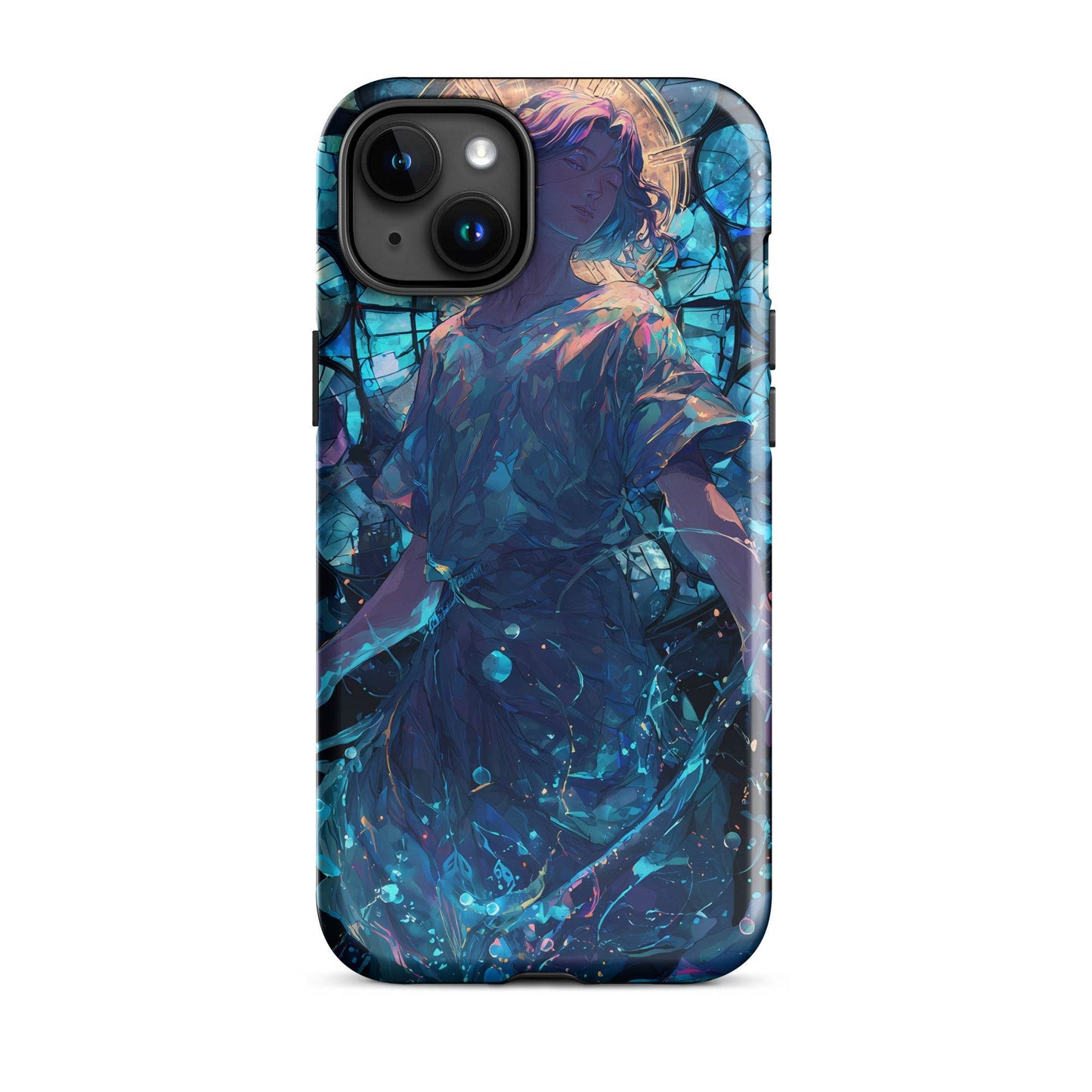 Aquarius Zodiac Sign Fan Art Tough Case for iPhone® - Chromavolt
