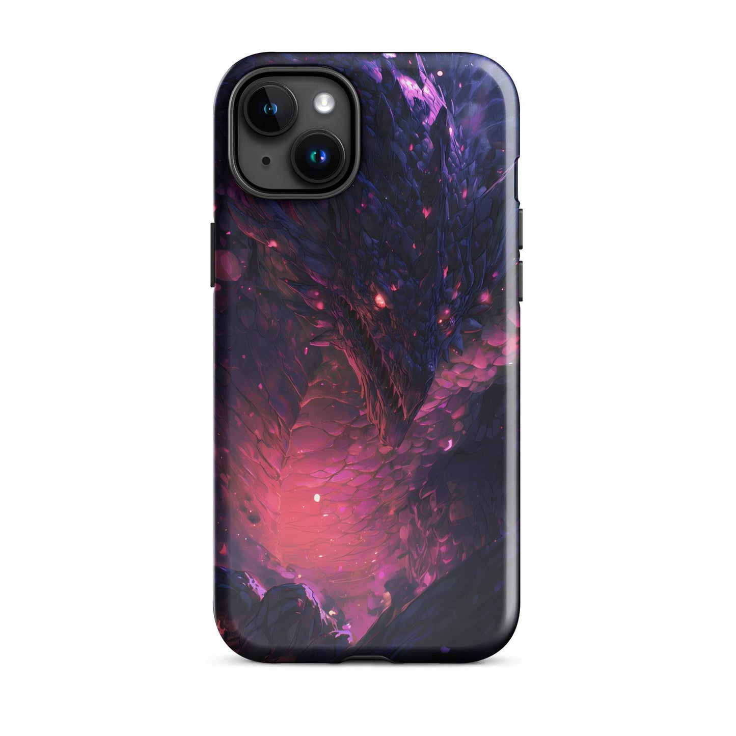 Darkness Dragon: The Void Warden Tough Case for iPhone® - Chromavolt