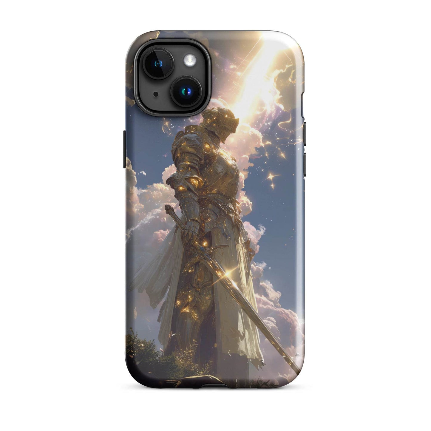 Light Elemental Knight, Original Anime Art Tough Case for iPhone® - Chromavolt