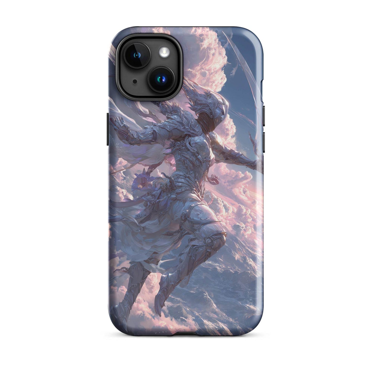 Wind Elemental Knight, Original Anime Art Tough Case for iPhone® - Chromavolt