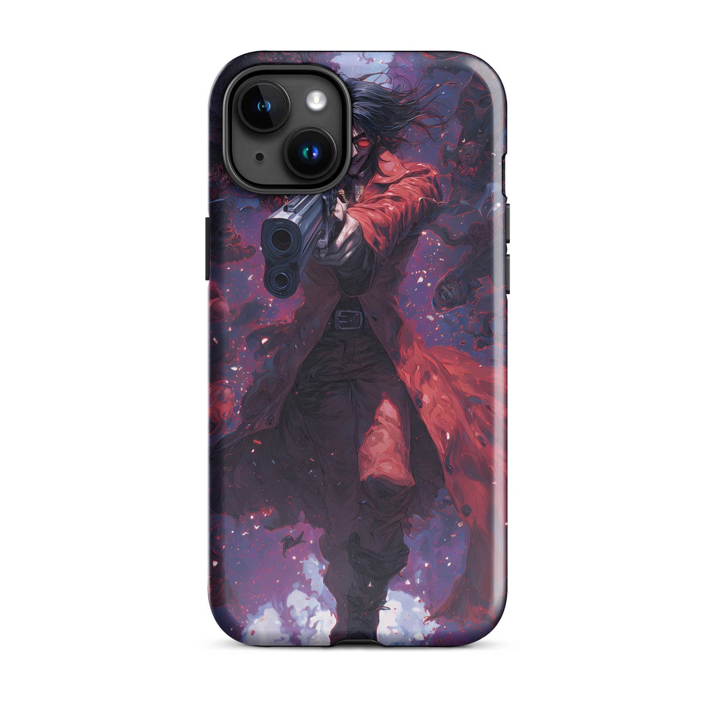 Alucard Hellsing Anime Fan Art Tough Case for iPhone® - Chromavolt