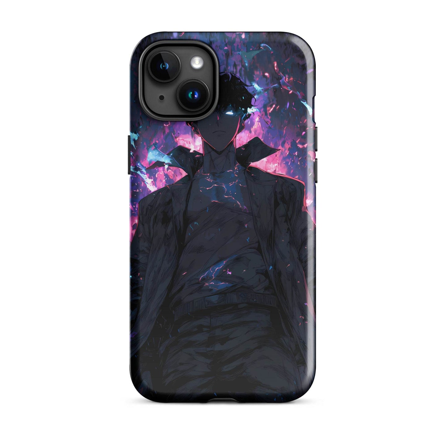 Solo Leveling Sung Jin Woo Anime Fan Art Tough Case for iPhone® - Chromavolt